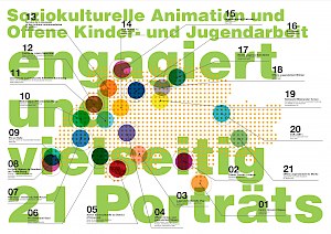 Buchtitel: 21 Porträts zur Soziokulturellen Animation und Offenen Kinder- und Jugendarbeit