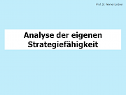 Analyse der eigenen Strategiefähigkeit