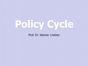 Buchtitel: Policy Cycle