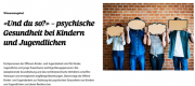 «Und du so?» – psychische Gesundheit bei Kindern und Jugendlichen