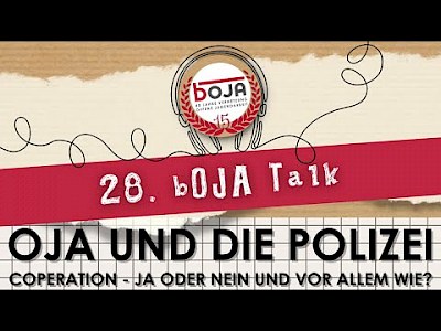 Buchtitel: bOJA-Talk: OJA und die Polizei