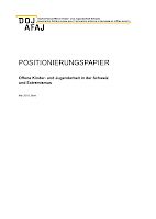 Positionierungspapier - Offene Kinder- und Jugendarbeit in der Schweiz und Extremismus