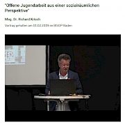 Vortrag: Offene Jugendarbeit aus einer sozialräumlichen Perspektive (Video)