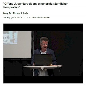 Buchtitel: Vortrag: Offene Jugendarbeit aus einer sozialräumlichen Perspektive (Video)