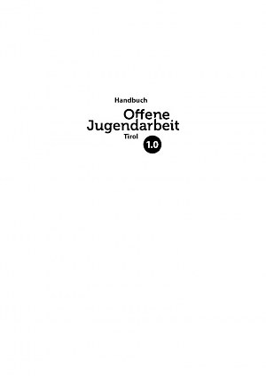 Buchtitel: Handbuch Offene Jugendarbeit Tirol
