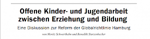 Buchtitel: Offene Kinder- und Jugendarbeit zwischen Erziehung und Bildung